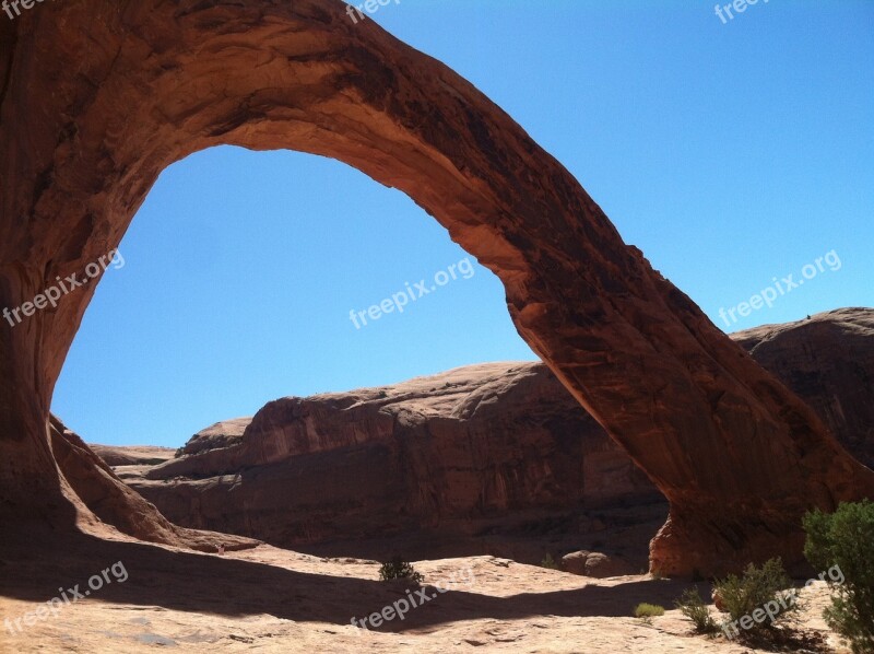 Corona Arch Landmark Utah Hike Erosion