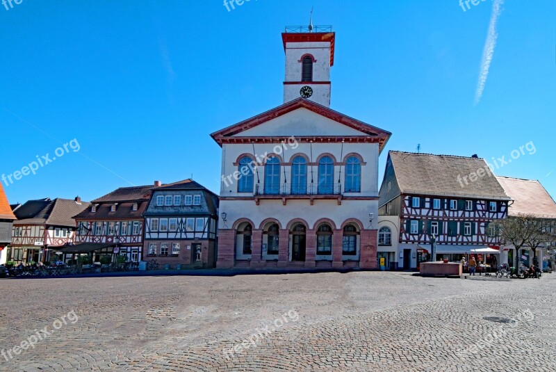 Seligenstadt Hesse Germany Town Hall Historic Center