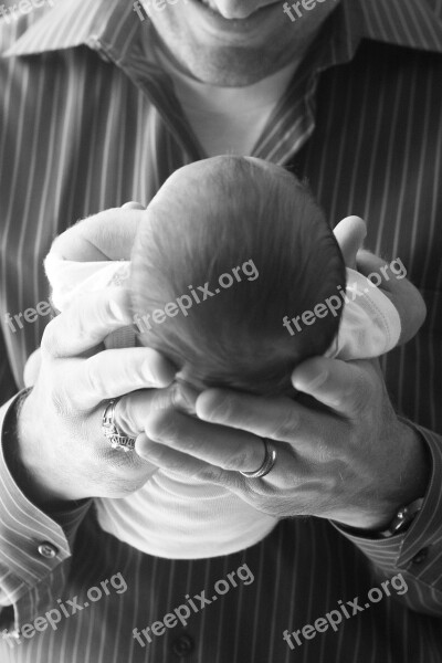 Newborn Dad Infant Free Photos