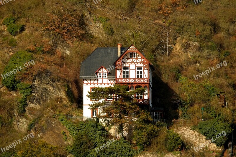 House Rock Landscape Building Mountain