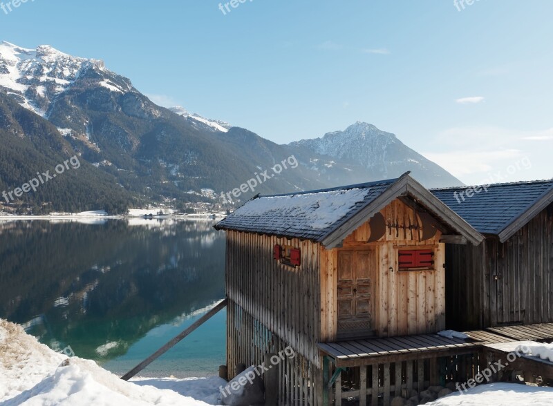 Lake Austria Mountains Tyrol Achen