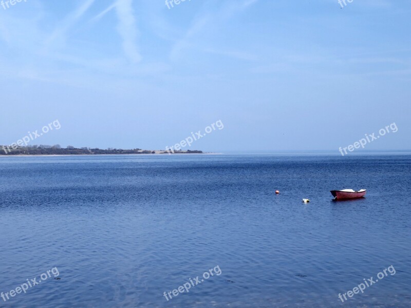 Sea Lake Danish Baltic Quiet Lake Stony Underground