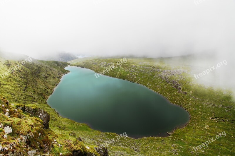 Bergsee Lake Pools Pond Ireland