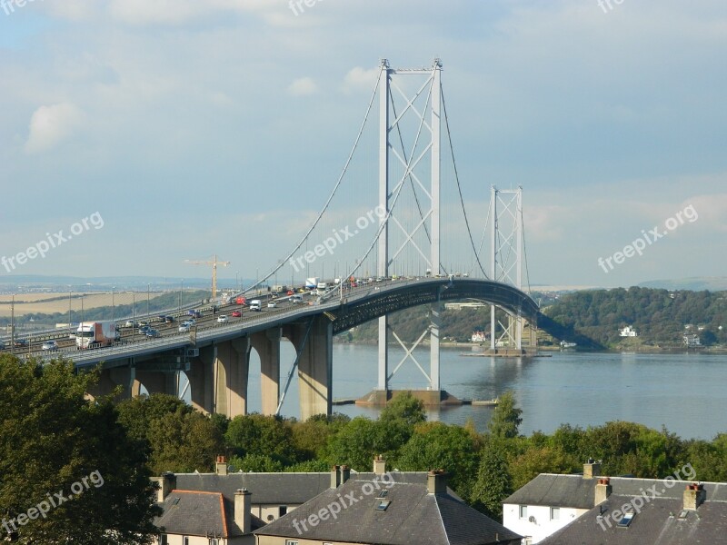 Bridge Forth Road Scotland Queensferry