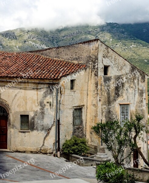 Maratea Borgo Old Houses Basilicata Italy