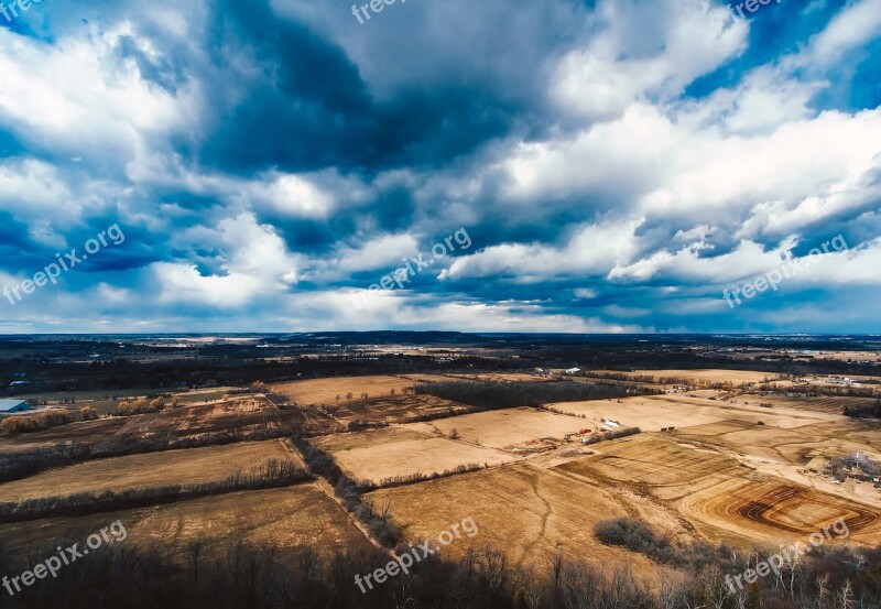 Landscape Scenic Sky Clouds Beautiful