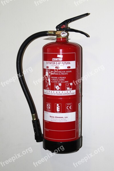 Fire Extinguisher Fire Wall Security Prevention