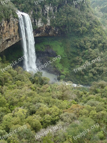 Serra Gaucha Waterfall Bridal Veil Cinnamon Free Photos