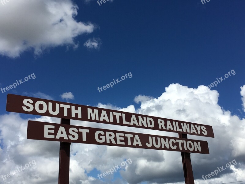 Australia Clouds Railway Railway Romance Sky