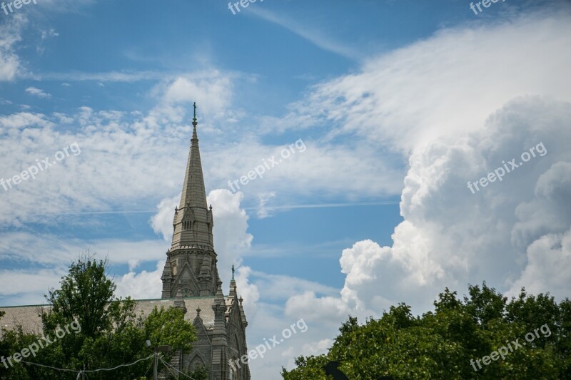 Baltimore Steeple Church Free Photos