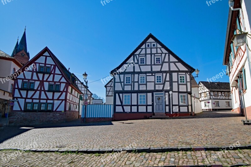 Seligenstadt Hesse Germany Fachwerkhaus Truss