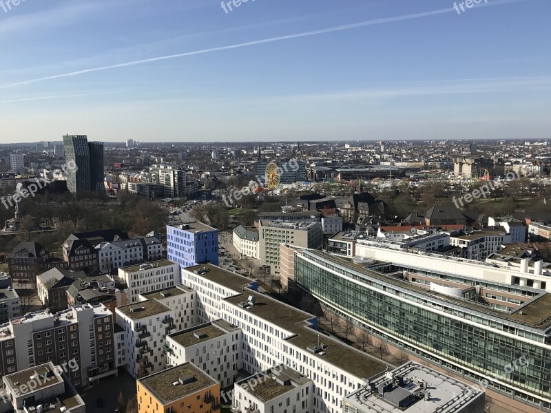 Hamburg Skyline Hamburg Skyline Hanseatic City Germany