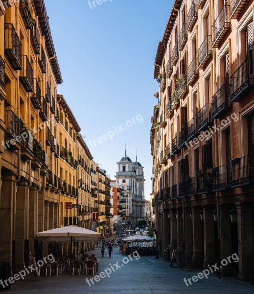 Madrid Calle Toledo Architecture Free Photos