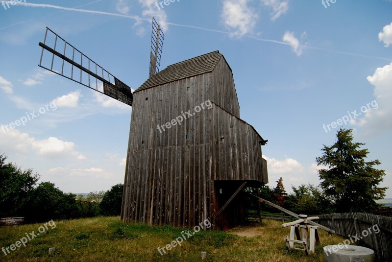 Windmill Wooden Scoop Heaven Free Photos