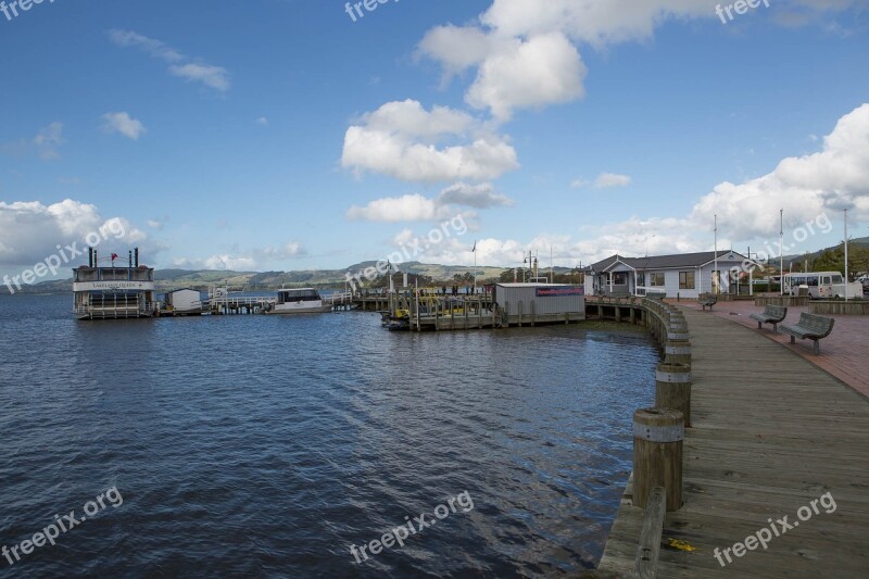 New Zealand Tourism Rotorua Rotorua Lake Pier