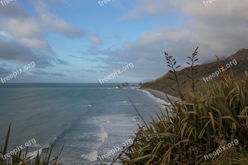 New Zealand Cloud Coastline Tourism The West Coast