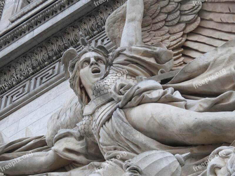 Angel Arc De Triomphe Arc Arch France