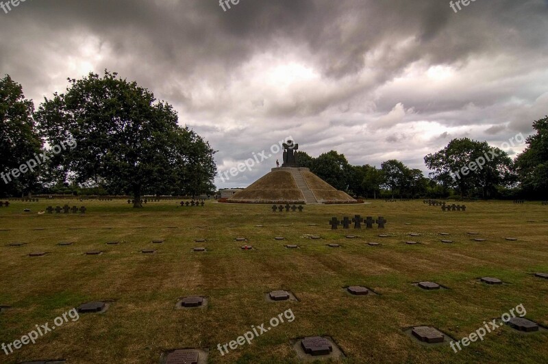 La Cambe Military Cemetery Normandy France Military Domain