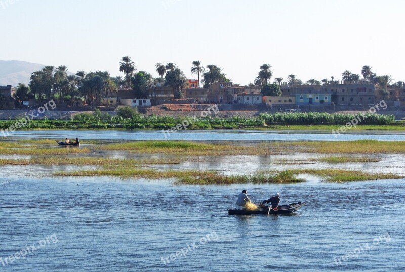 River Nile Egypt Egyptian People