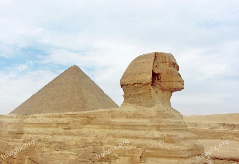 Pyramid Egypt Egyptian Sphinx Pyramids