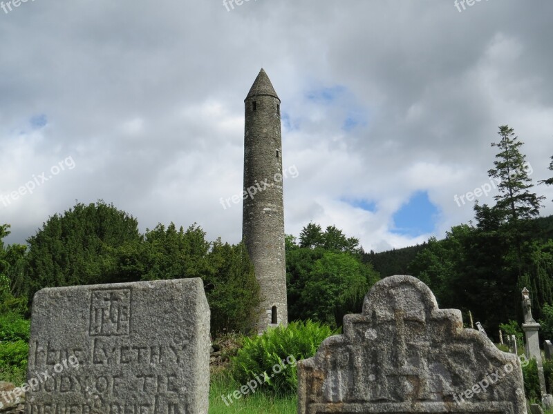 Ireland Ancient Architecture Christian Glendalough