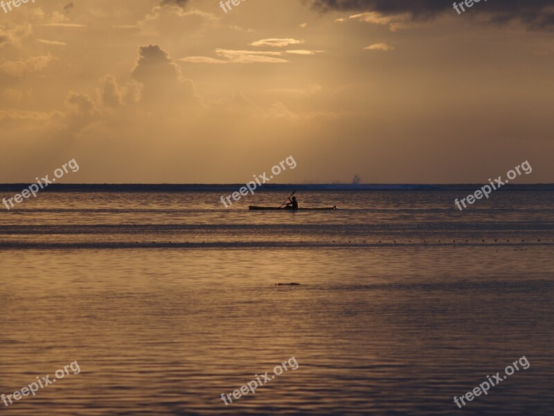 Lagoon Tahiti Sea Pacific Ocean