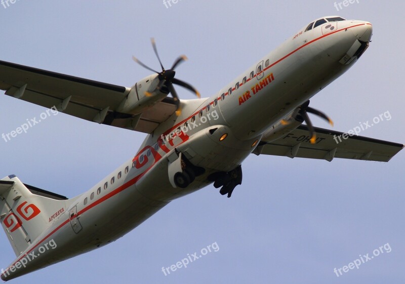 Aircraft Tahiti Vehicle Propeller Free Photos