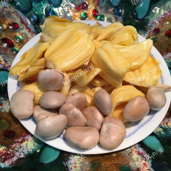 Jackfruit Seeds Tropical Fruit Jackfruit Free Photos