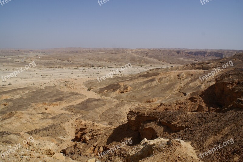 Desert Sand Israel Landscape View