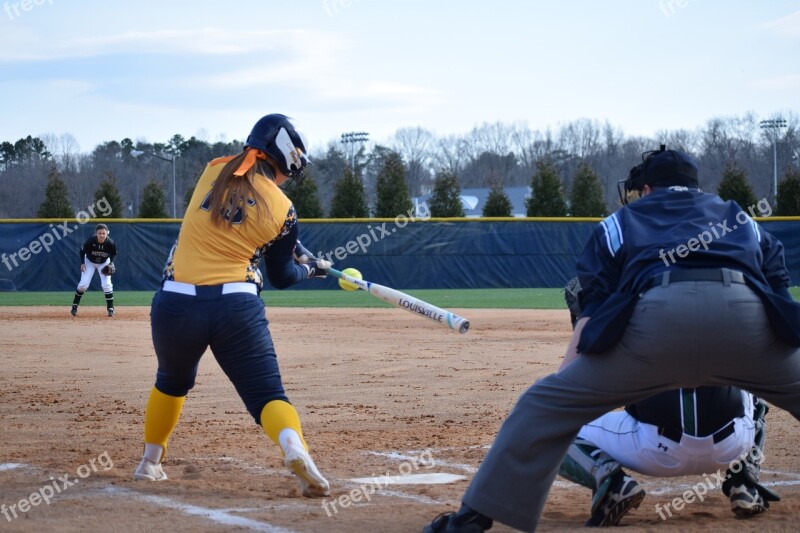 Softball College Softball Team Athlete Player