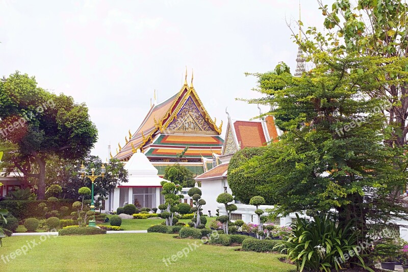 Thailand Wat Arun Temple Bangkok Asia