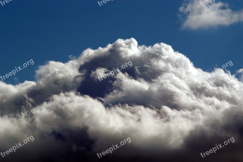 Clouds Sky Blue Nature Cumulus