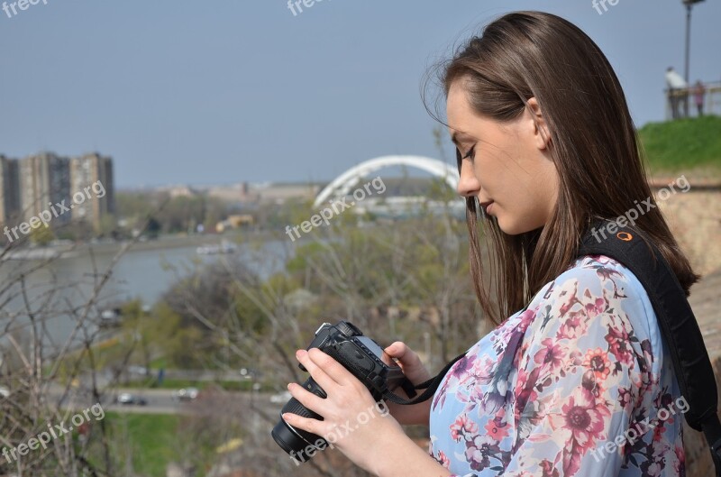 Girl Nature Photographer Serbia Beautiful