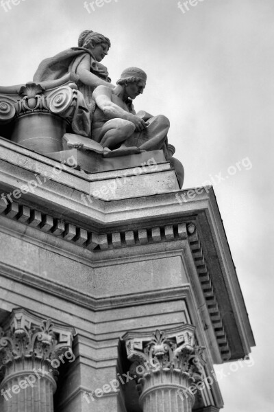 Architecture Building Architectural Monochrome Statue