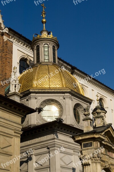 Chapel Golden Roof Religion Christian Catholic