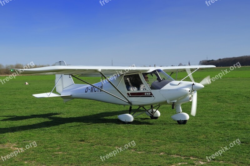 Aircraft Ultra-light Airport Microlight Start