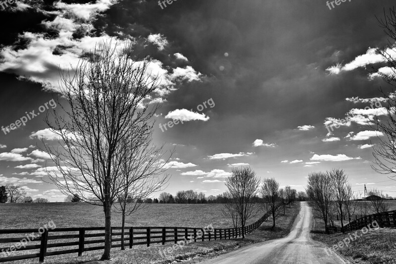 Landscape Blackandwhite Monochrome Rural Country