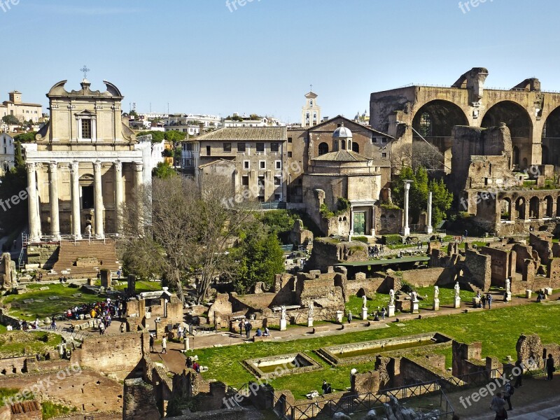 Old Rome Architecture Culture Tourism