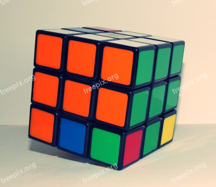 Magic Cube Color Cube Puzzle Free Photos