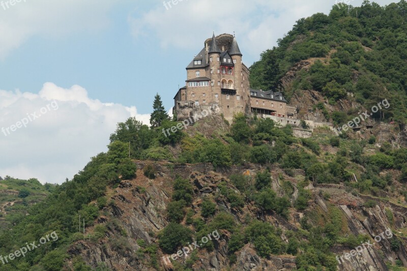 Castle Rhine Valley Castle Mouse Ruin Free Photos