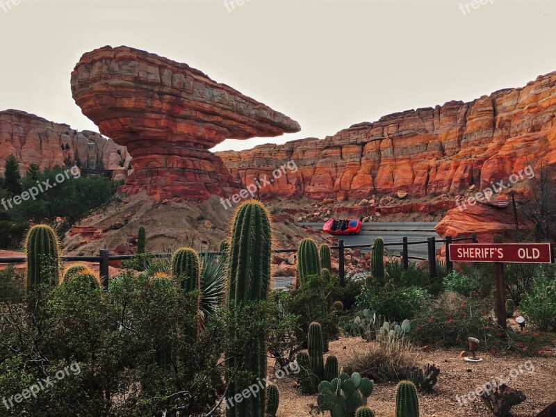 Radiator Springs Racers Cars Disney Disney California Adventure Lightning Mcqueen