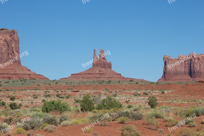 Usa Landscape Nature Panorama National Park