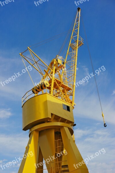 Crane Port Maritime Container Transportation