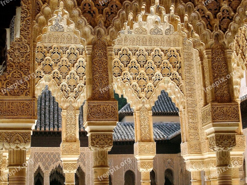 Alhambra Granada Palace Andalusia Architecture