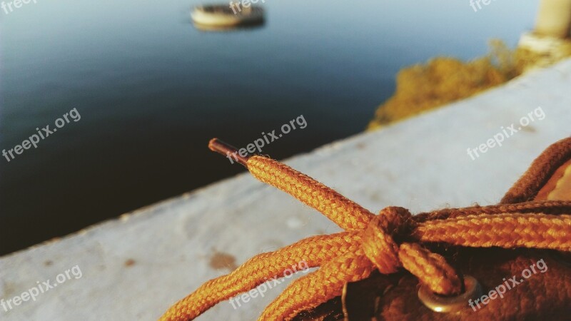 Shoes Laces Tied Knot Free Photos