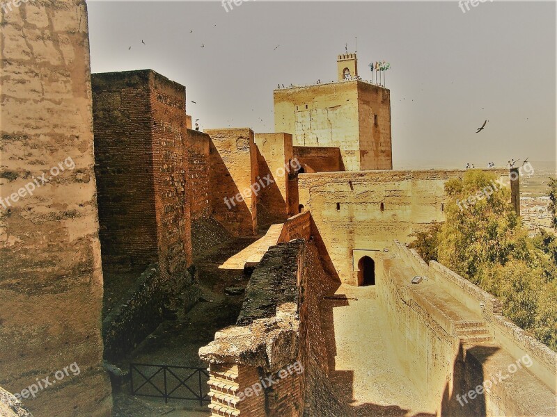 Alcazaba Granada Alhambra Tourism Architecture