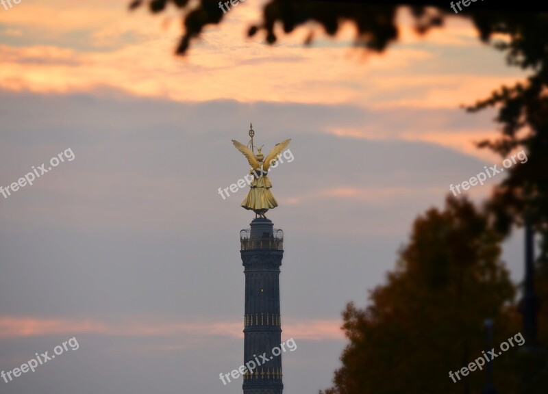 Siegessäule Berlin Landmark Gold Else Capital