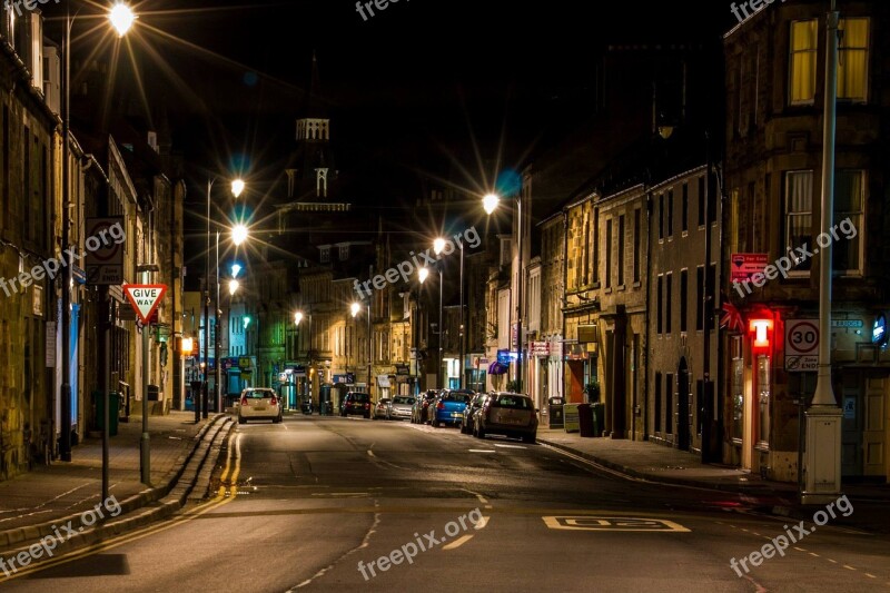 Night Scene Scotland Night Scene Europe