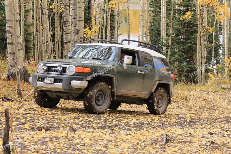 Jeep 4wd Four Wheeling Fj Cruiser Fall