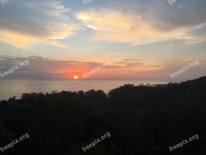 Costa Rica Sunset Pa Costa Relax